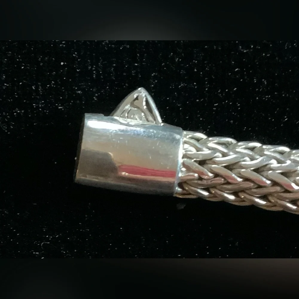 Sterling Silver Braided Bracelet-NWOT - Picture 5 of 9